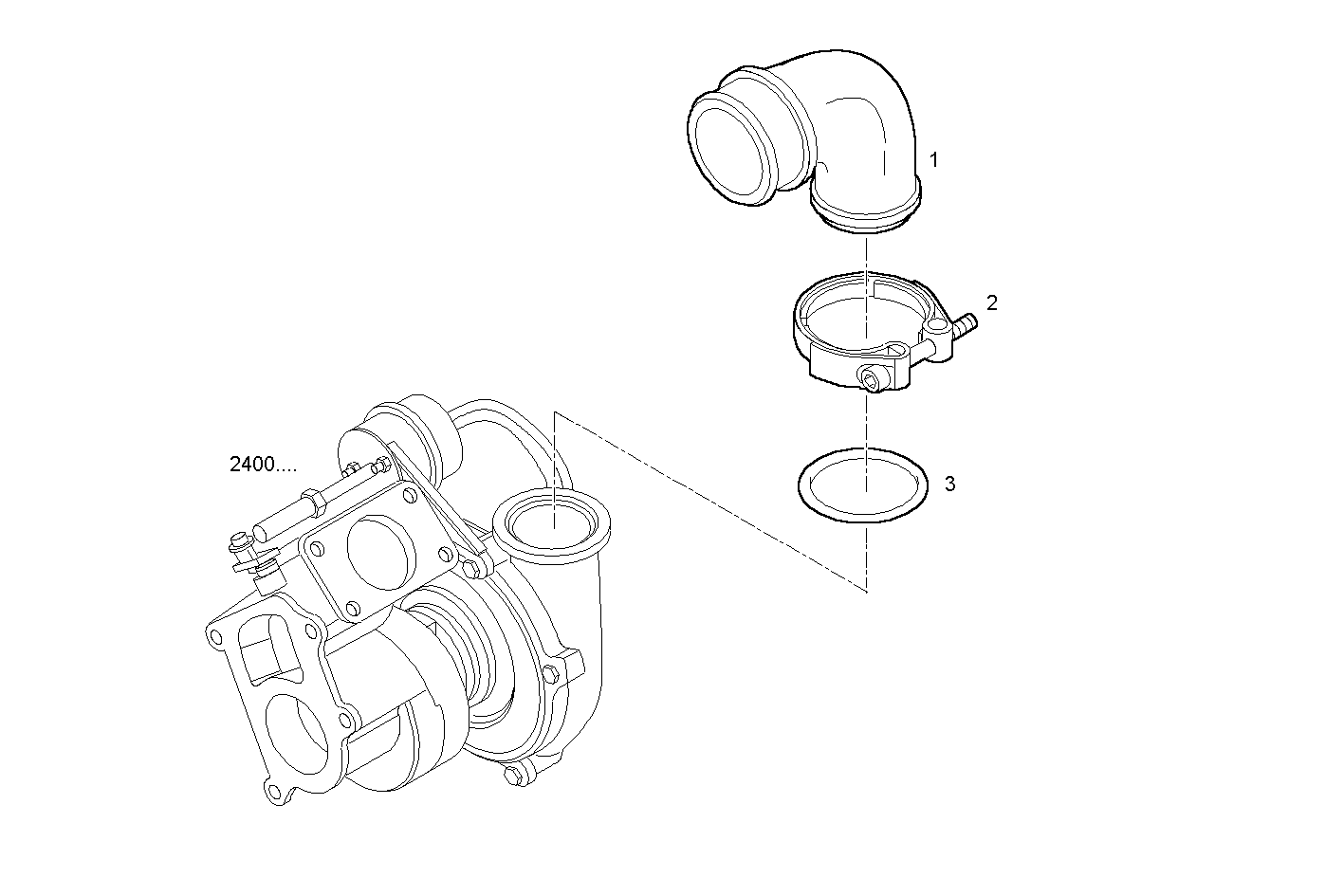 SUPERCHARGING LINES - N40ENTE21.00A001 NEF 4 electron. - TIER 2 parts diagram