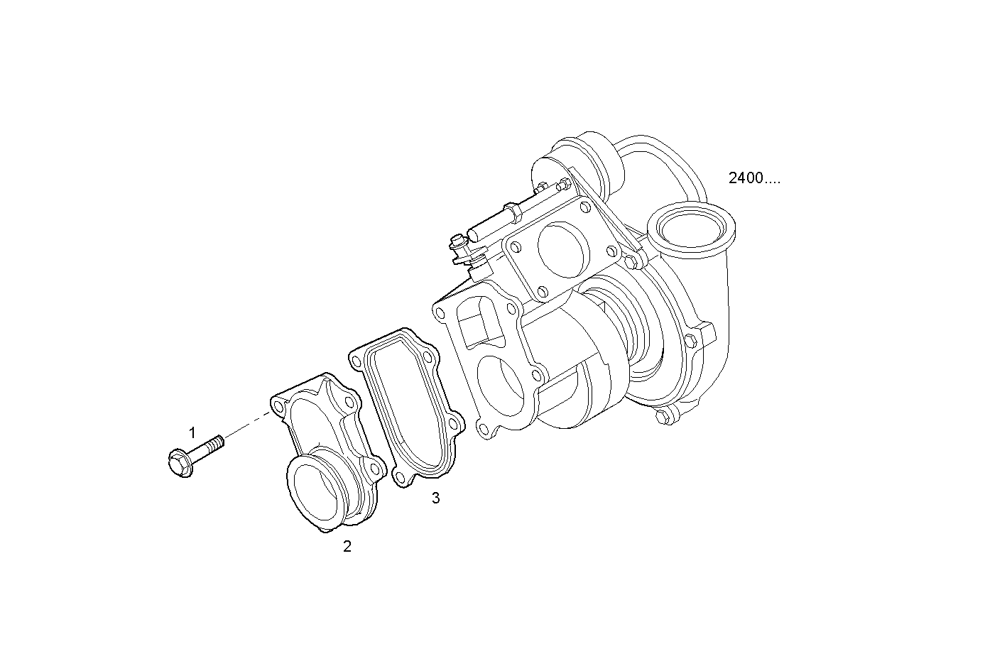 SUPERCHARGING LINES - F4BE0484F*D606 NEF 4 mechanic. - TIER 2 parts diagram