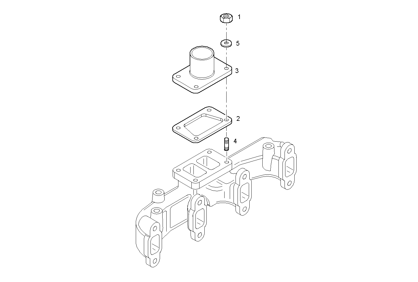 SUPERCHARGING LINES - N45MNAE88.00 NEF 4 mechanic. parts diagram