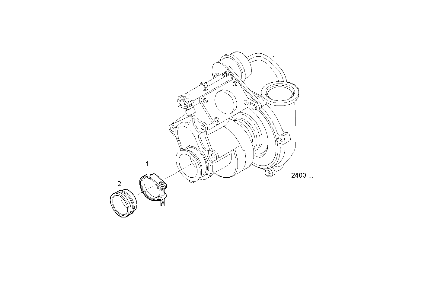 SUPERCHARGING LINES - N67MSTD23.00A801 NEF 6 mechanic. - TIER 2 parts diagram