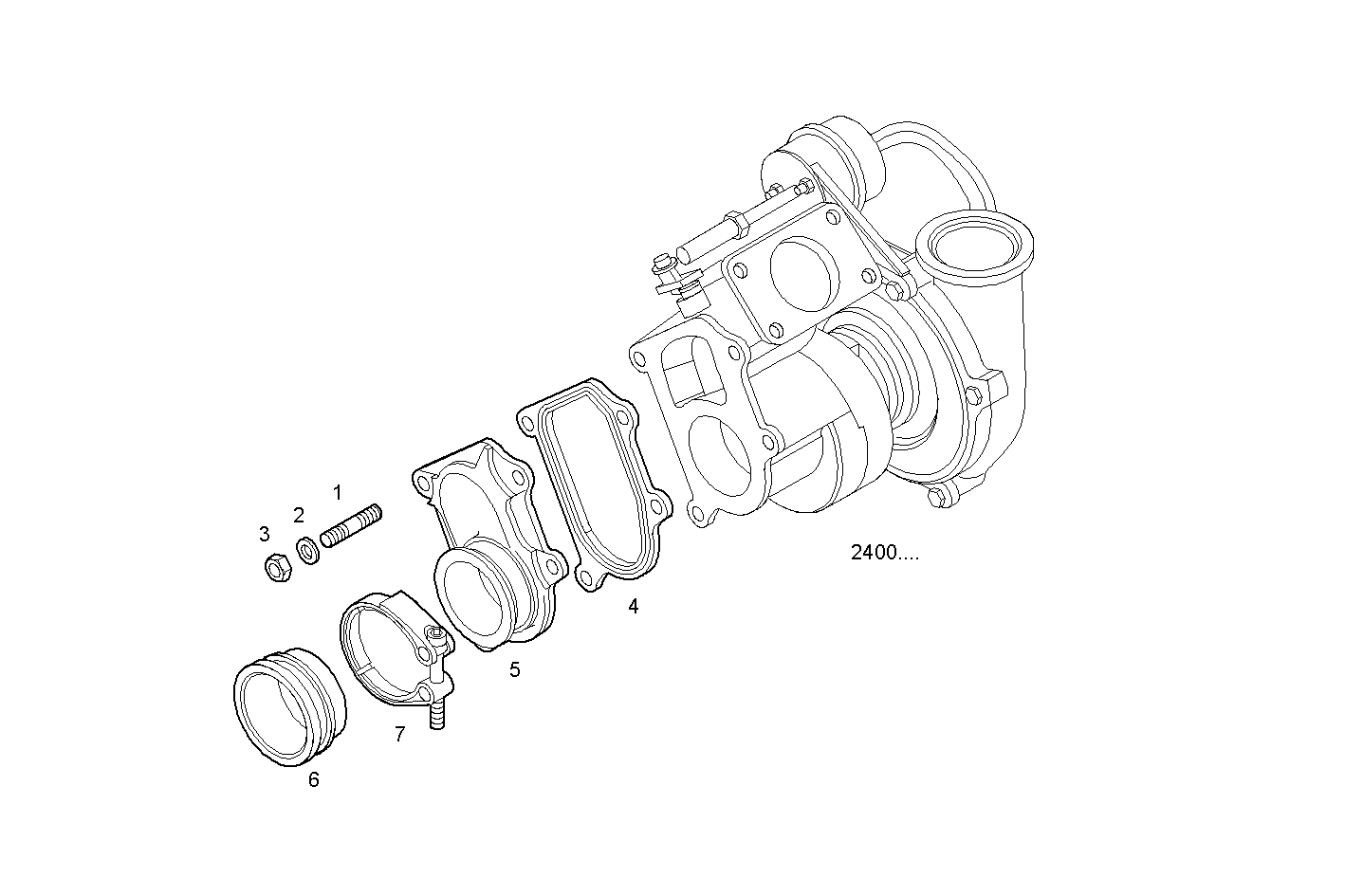 SUPERCHARGING LINES - N40ENTE21.00A002 NEF 4 electron. - TIER 2 parts diagram