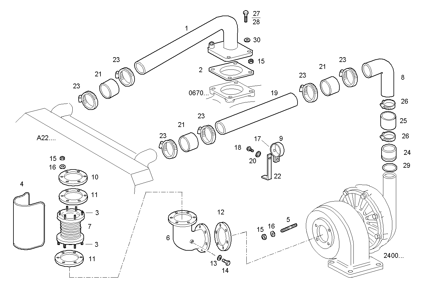 SUPERCHARGING LINES - 8061SRi26.06 8061SRI26 parts diagram