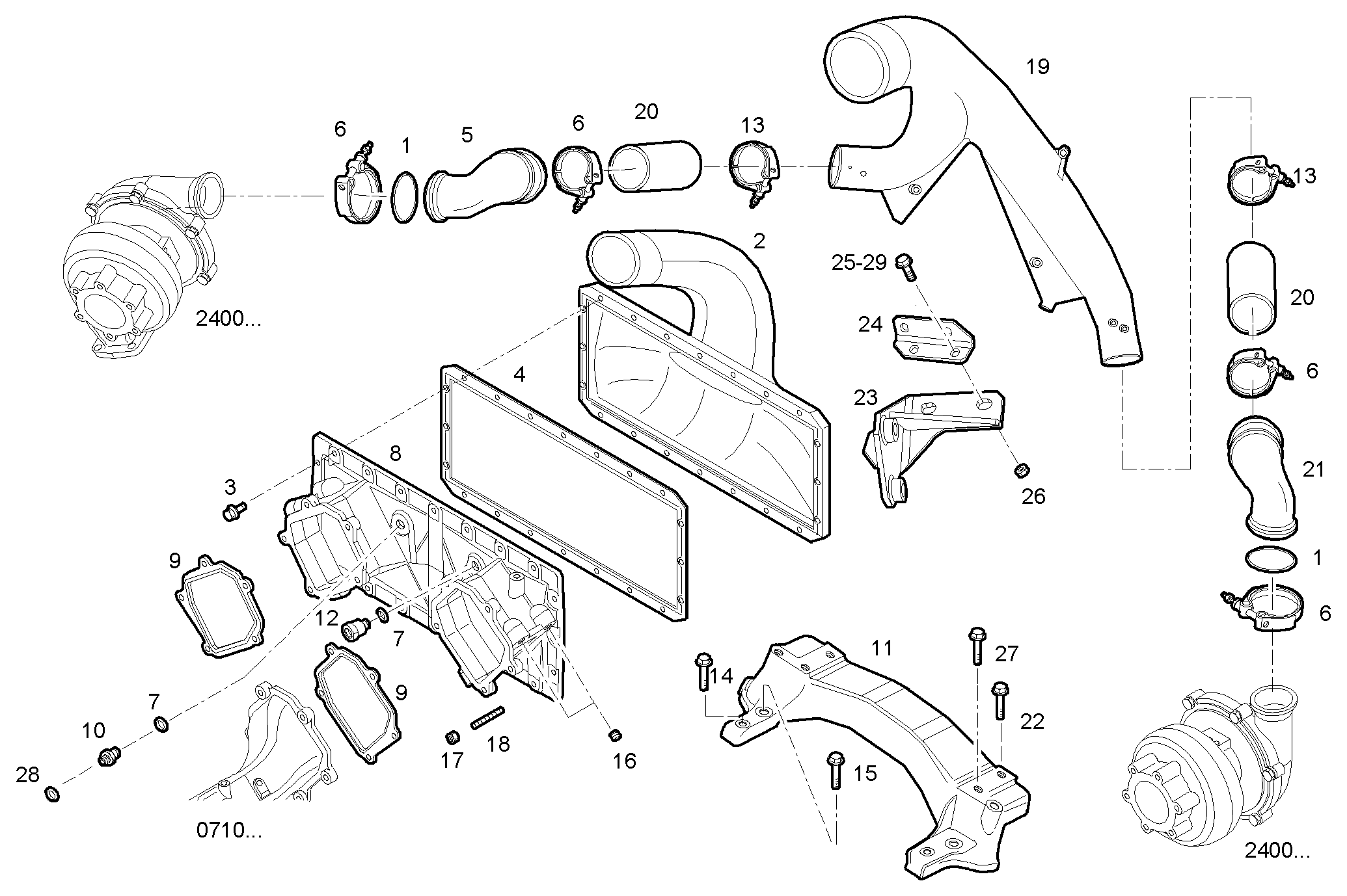 SUPERCHARGING LINES - FVAE2885X*A100 VECTOR 8 parts diagram