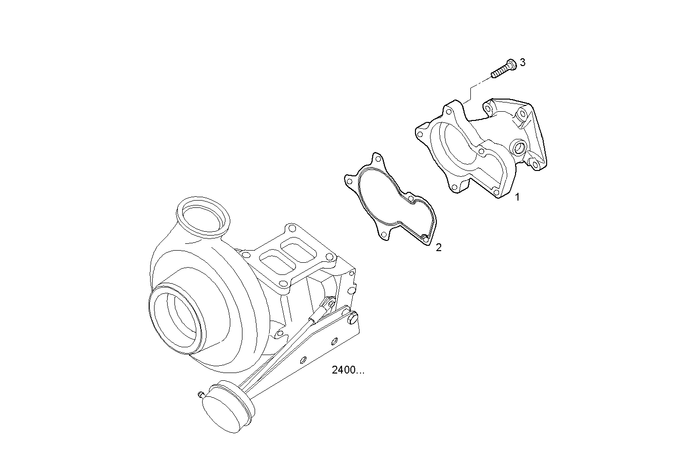 SUPERCHARGING LINES - N60MNTG26.00A001 NEF 6 CNG parts diagram