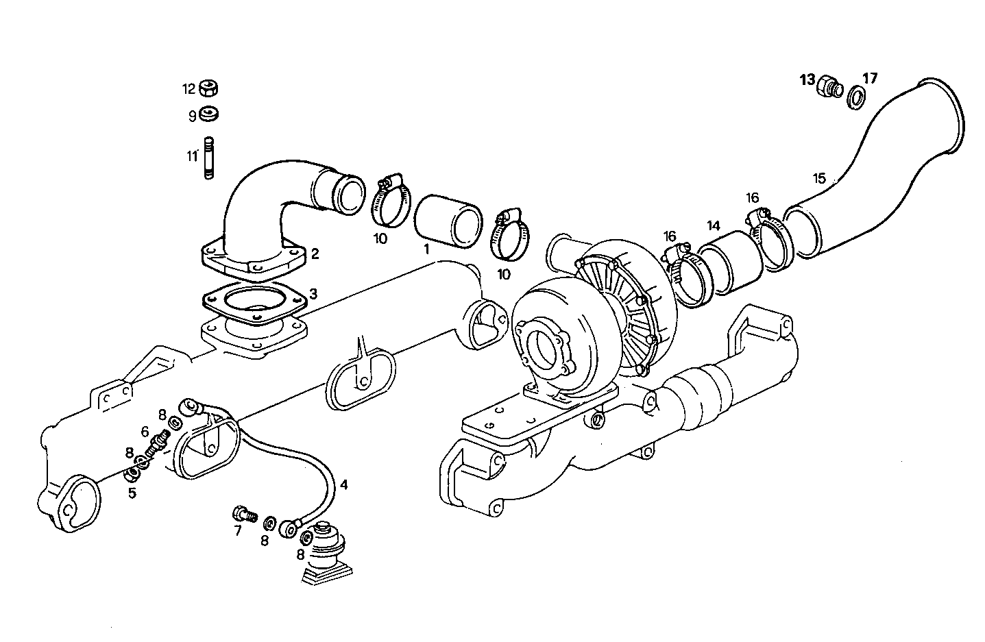 SUPERCHARGING LINES - PU8361SI10.00A100 PU8361SI10 parts diagram
