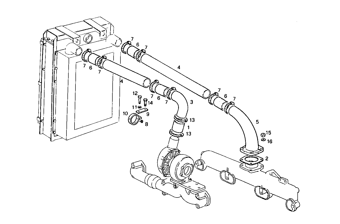 SUPERCHARGING LINES - 8361SRi25.00A580 8361SRi25 parts diagram