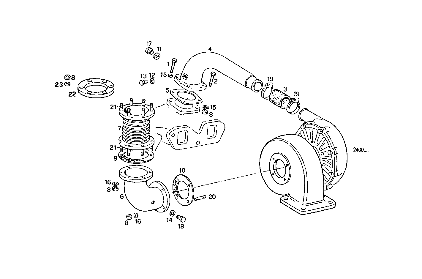 SUPERCHARGING LINES - 8061Si15.05 8061Si15 parts diagram
