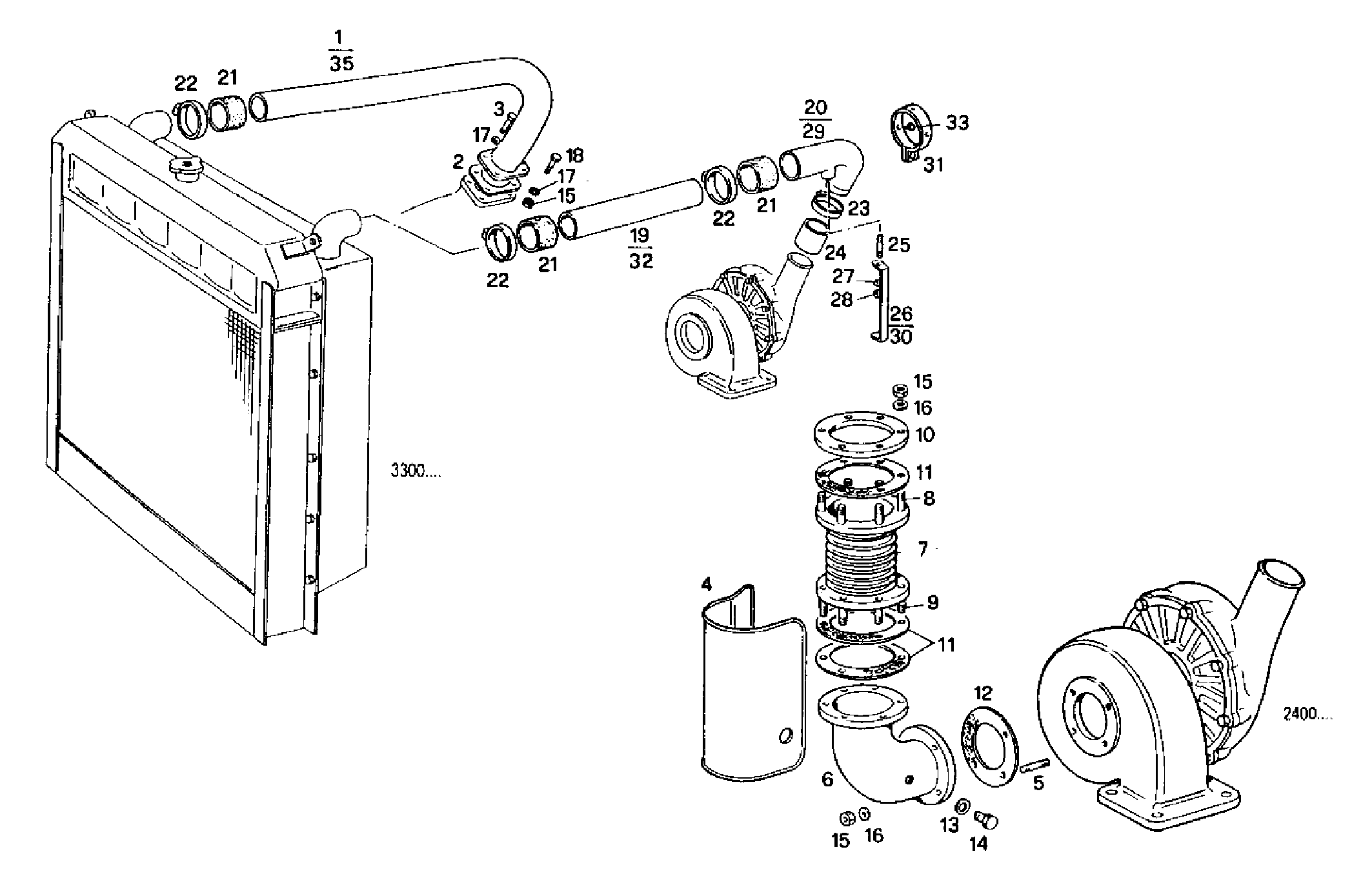 SUPERCHARGING LINES - 8061SRi25.05A580 8061SRi25 parts diagram