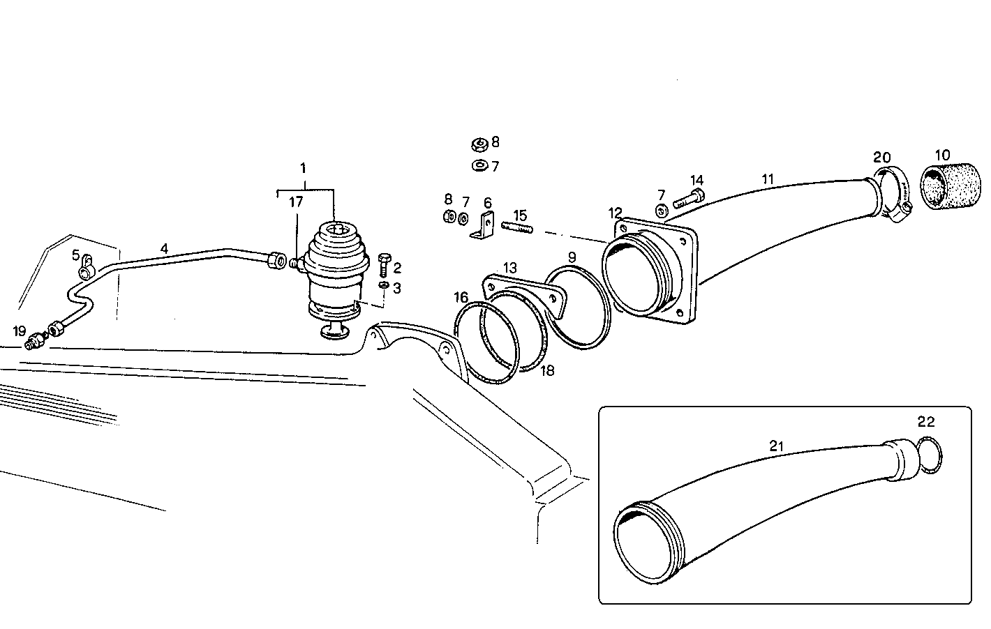 SUPERCHARGING LINES - 8061SRM33.12 8061SRM33 parts diagram