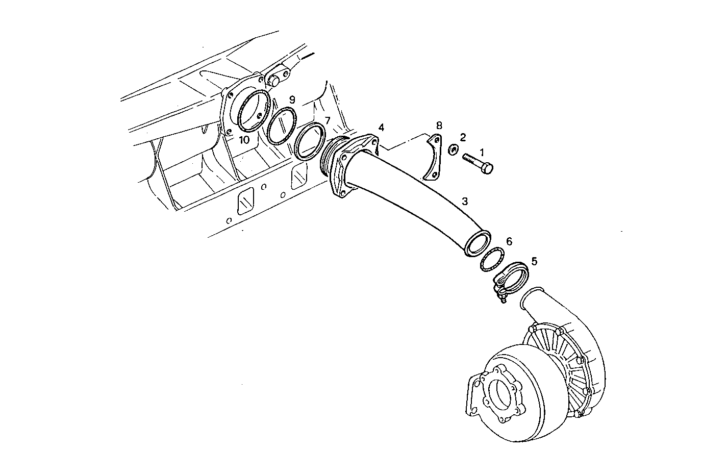 SUPERCHARGING LINES - 8460SRi10.00A020 8460SRi10 parts diagram