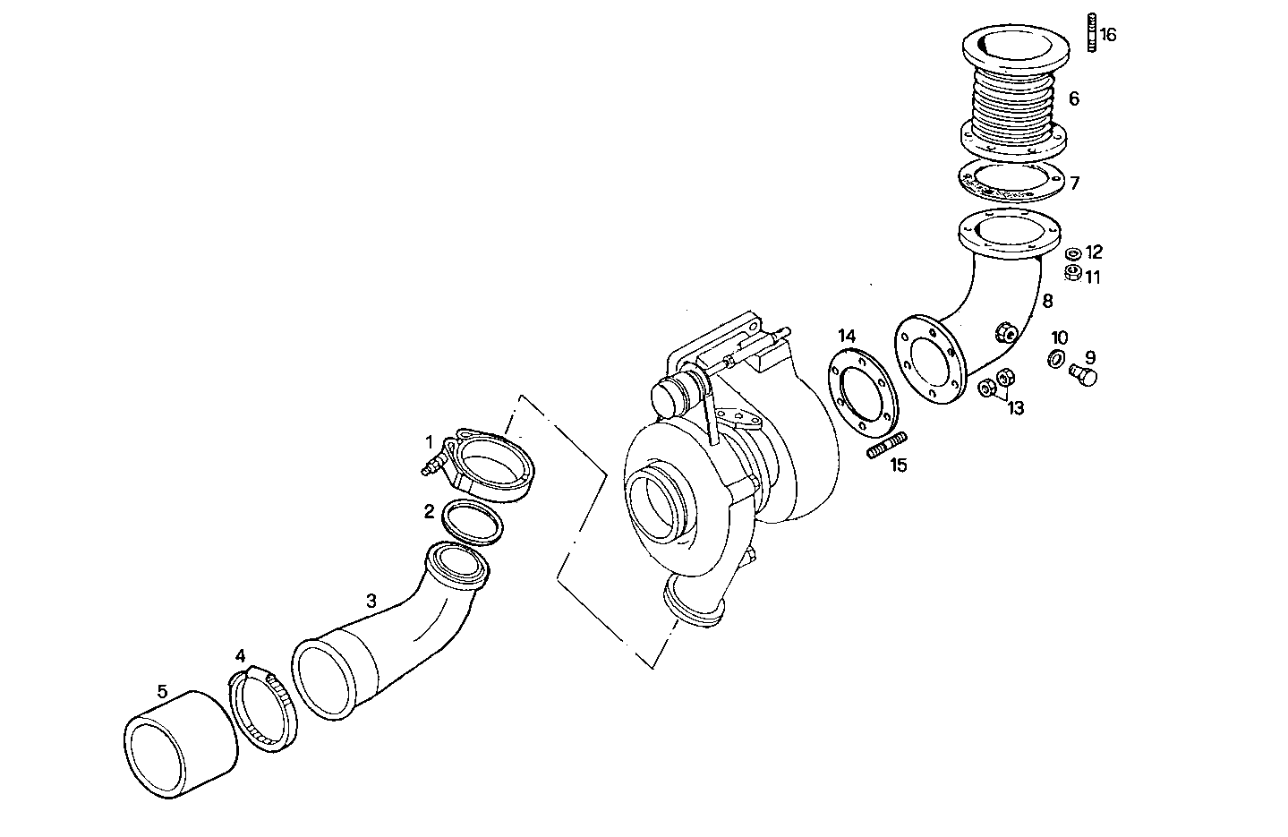 SUPERCHARGING LINES - 8210SRi28.00A580 8210SRi28 parts diagram