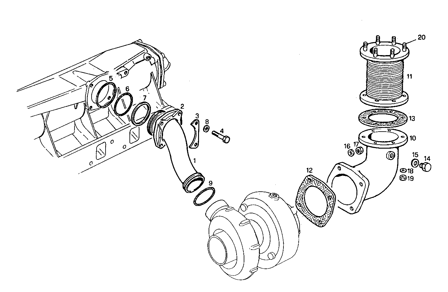 SUPERCHARGING LINES - 8460SRM28.13 8460SRM28 parts diagram