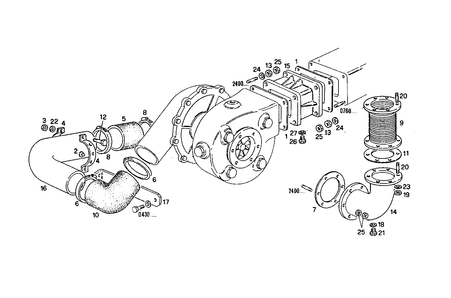SUPERCHARGING LINES - 8210SRM36.32 8210SRM36 parts diagram