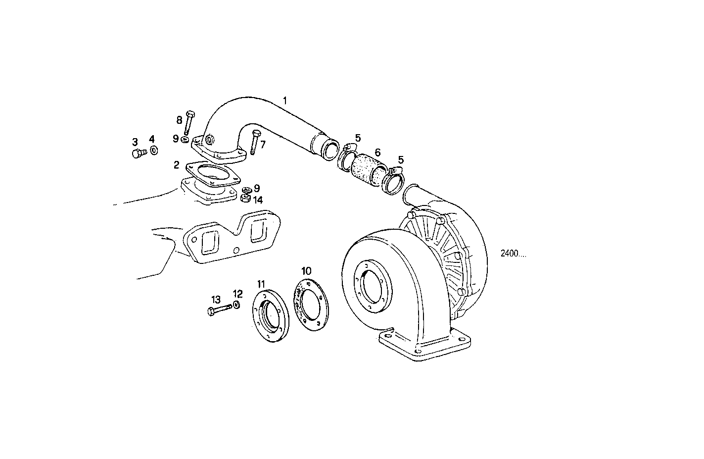 SUPERCHARGING LINES - 8061Si11.06 8061Si11 parts diagram