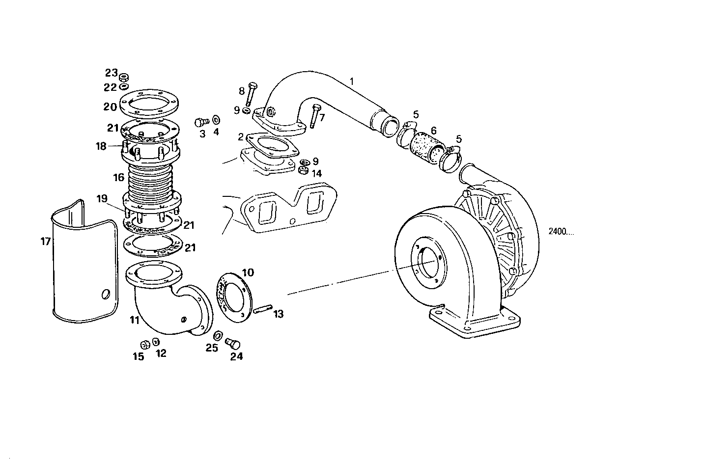 SUPERCHARGING LINES - 8061Si16.06 8061Si16 parts diagram
