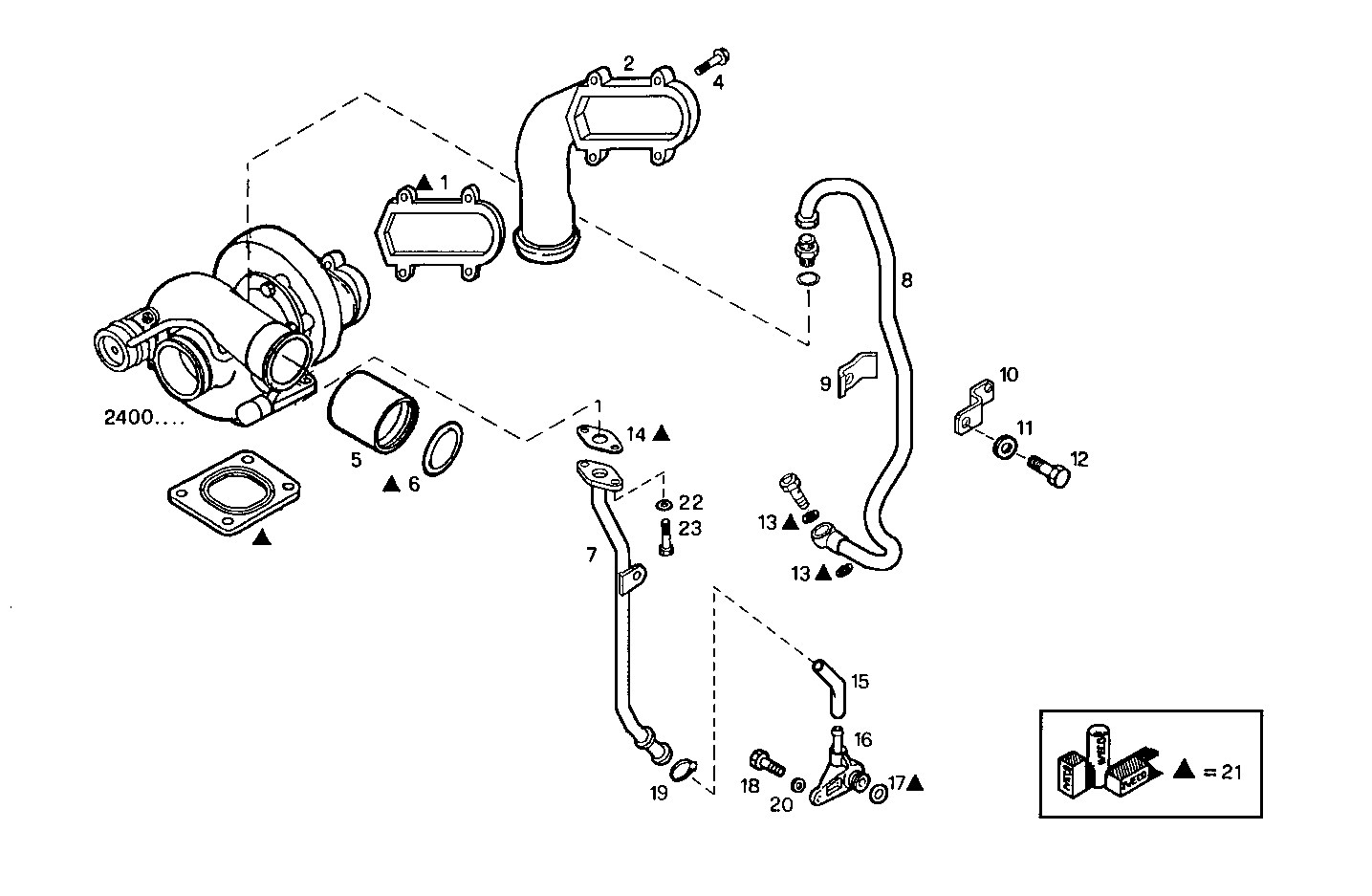 SUPERCHARGING LINES - 8140SC23.00 8140SC23 parts diagram