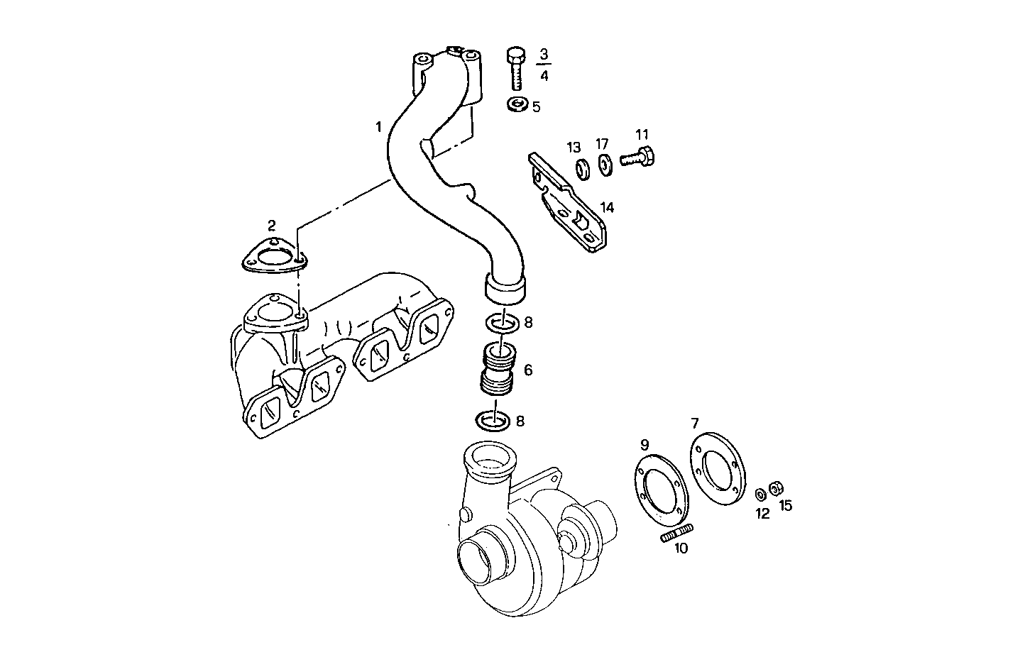 SUPERCHARGING LINES - 8040SC25.00A007 8040SC25 parts diagram