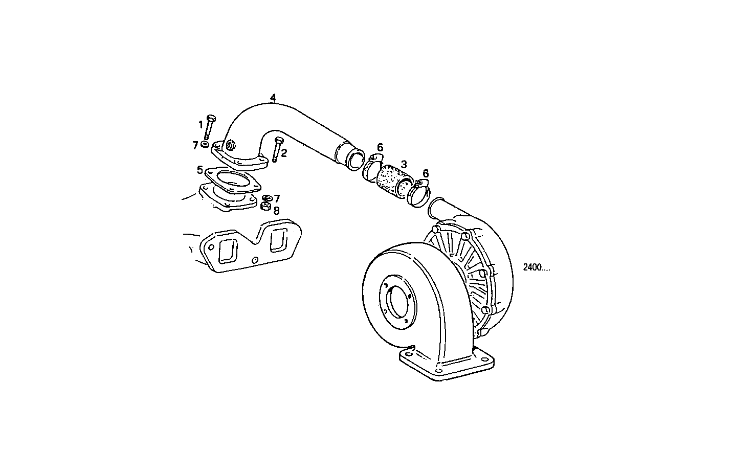 SUPERCHARGING LINES - 8065SE00.00A800 8065SE00 parts diagram