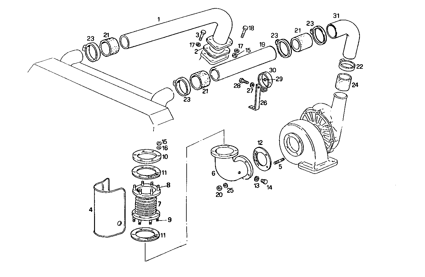 SUPERCHARGING LINES - 8061SRi25.06 8061SRi25 parts diagram