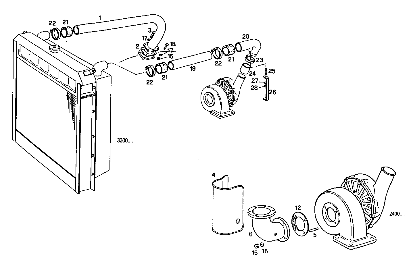 SUPERCHARGING LINES - 8065SRU26.04A581 8065SRU26 parts diagram