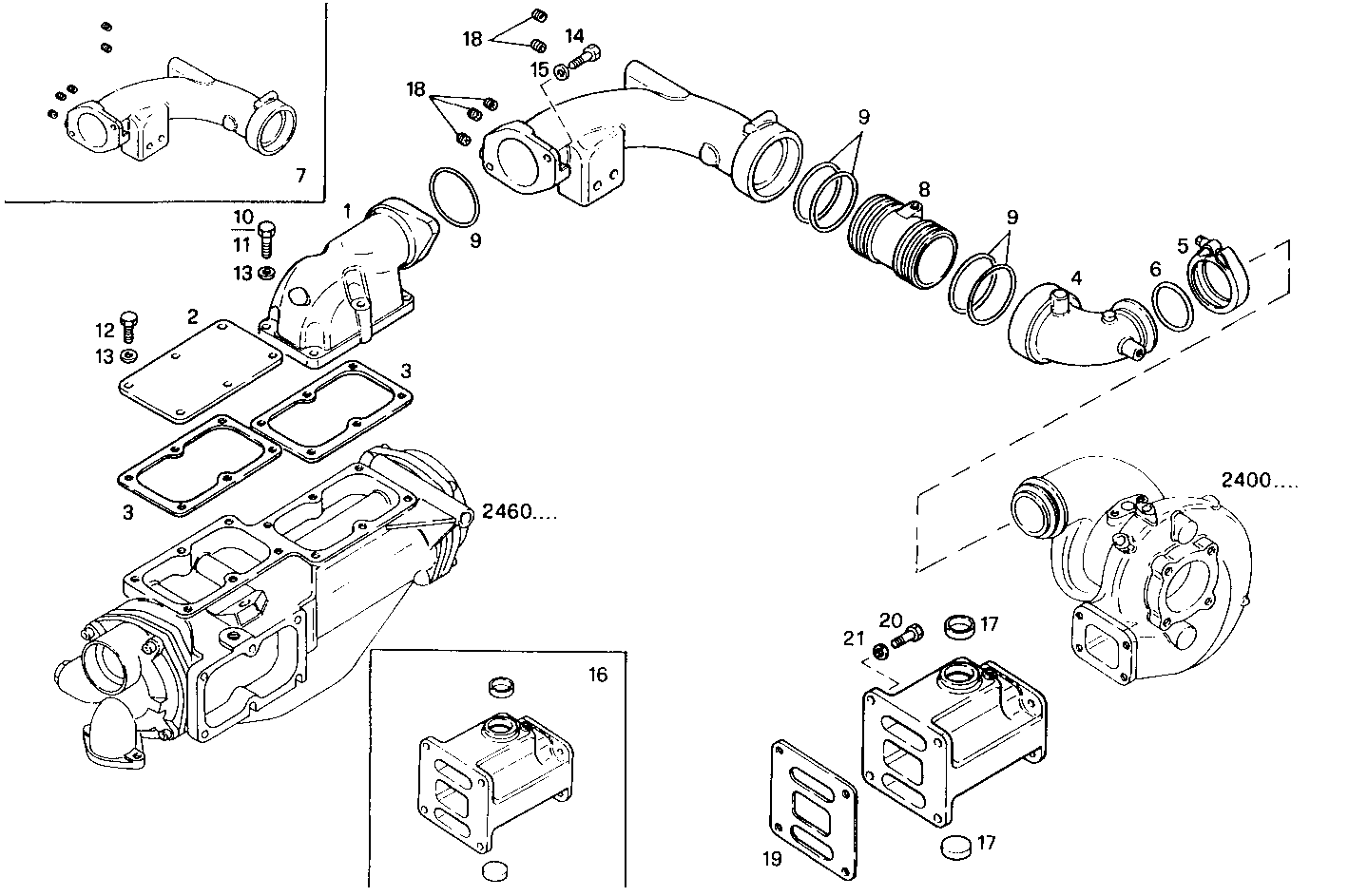 SUPERCHARGING LINES - C78ENTM30.10-C 12/03 CURSOR 8 parts diagram