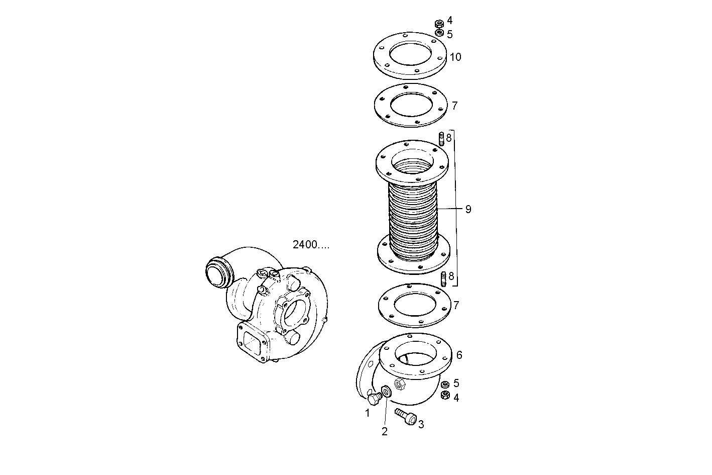 AIR LINES - C78ENSM20.10 CURSOR 8 parts diagram