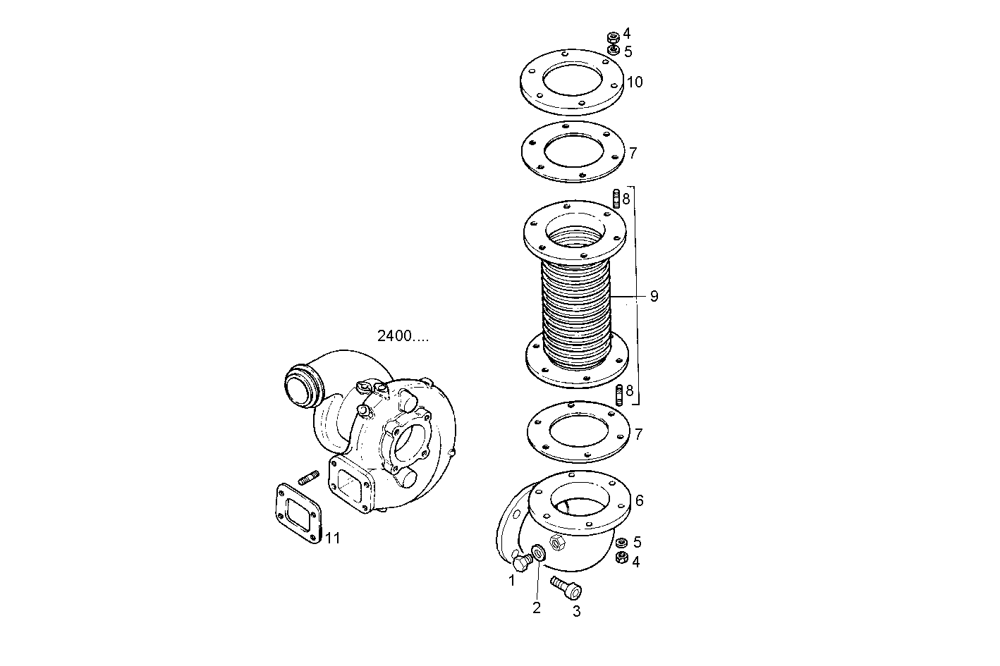 AIR LINES - C78ENAM12.00 CURSOR 8 parts diagram