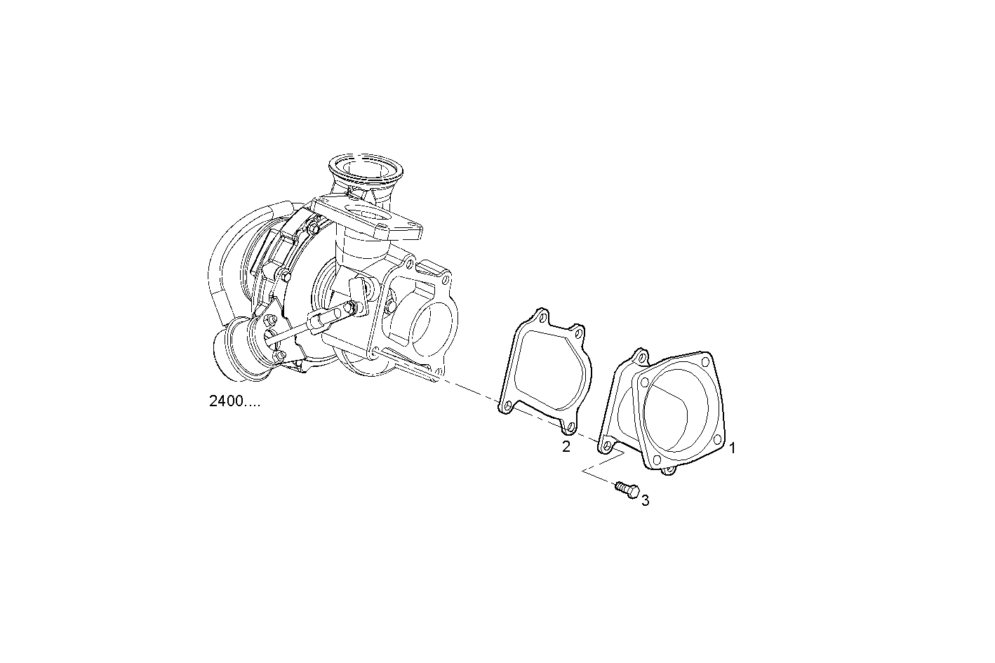 AIR LINES - F4AE3481D*P103 NEF 4 electron. - EURO 4 parts diagram