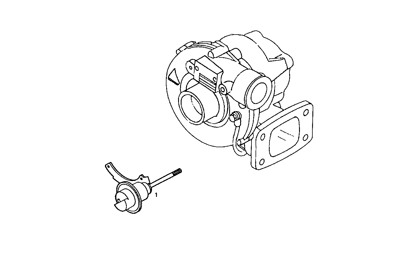 TURBOCHARGER - 8060SRC21.10 8060SRC21 parts diagram