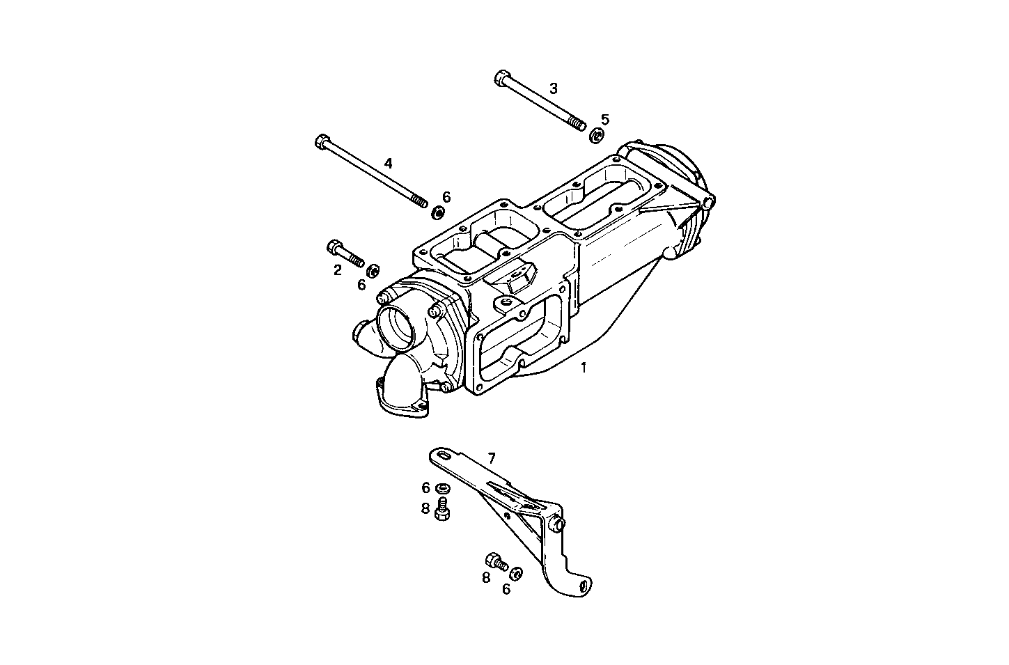 AIR - WATER HEAT EXCHANGER - C78ENTM30.10-D 01/04 CURSOR 8 parts diagram