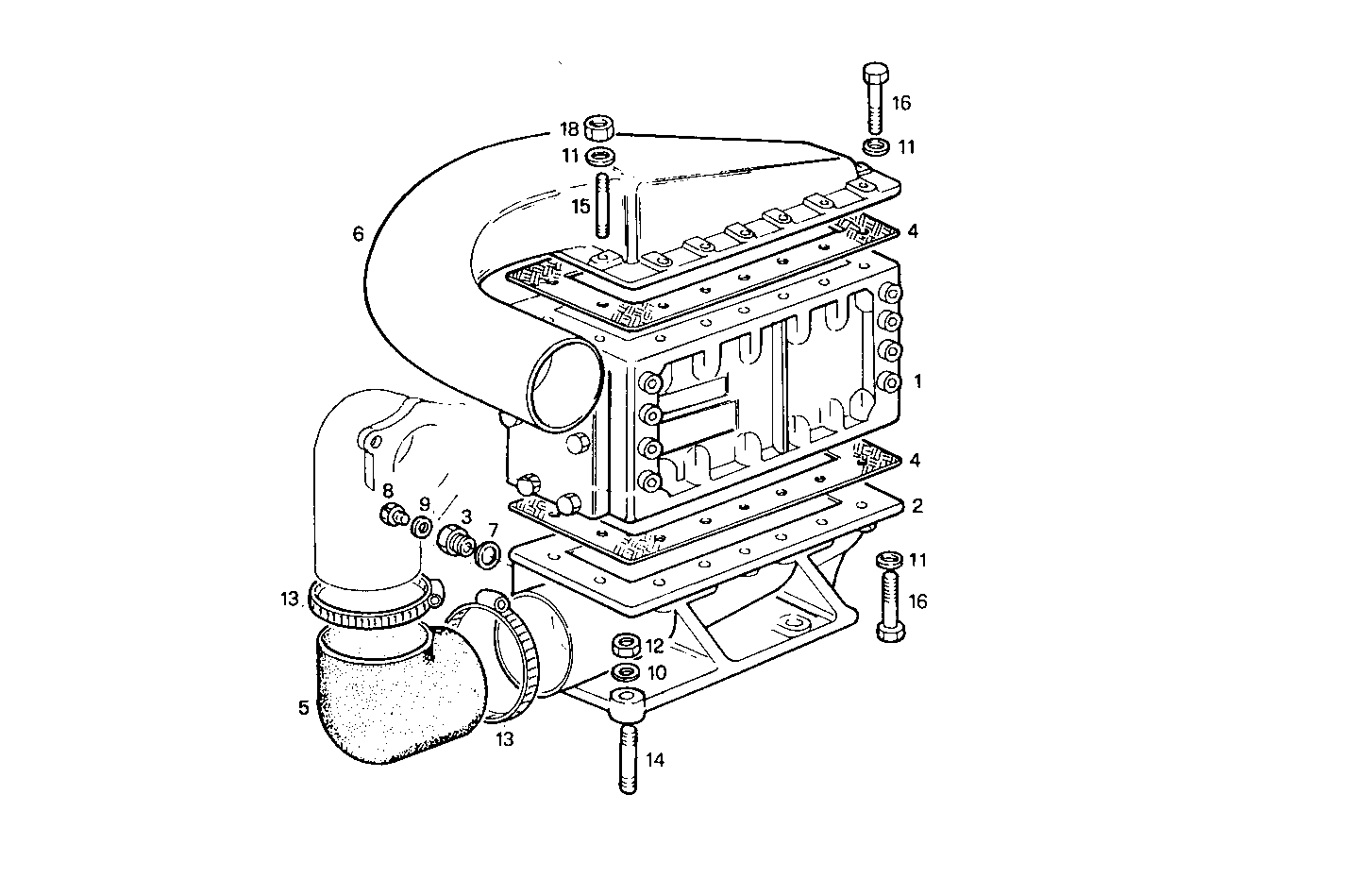 AIR - WATER HEAT EXCHANGER - 8361SRE10.00A004 8361SRE10 parts diagram