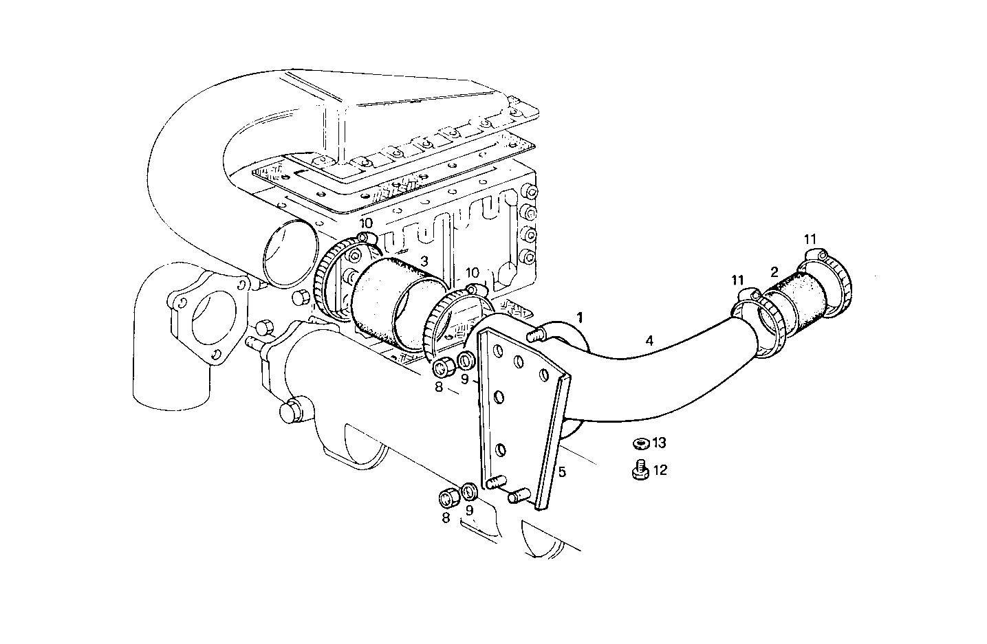 AIR - WATER HEAT EXCHANGER - 8361SRE10.00A004 8361SRE10 parts diagram