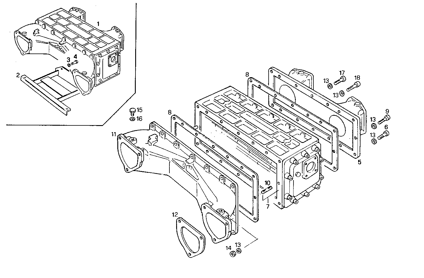 AIR - WATER HEAT EXCHANGER - 8291SRi15.00 8291SRi15 parts diagram