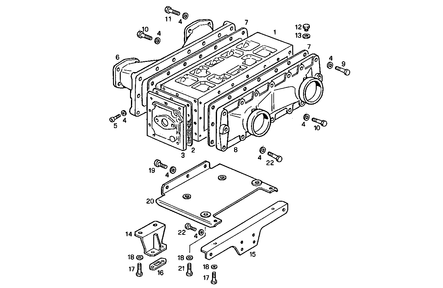 AIR - WATER HEAT EXCHANGER - 8281SRi16.01 8281SRi16 parts diagram