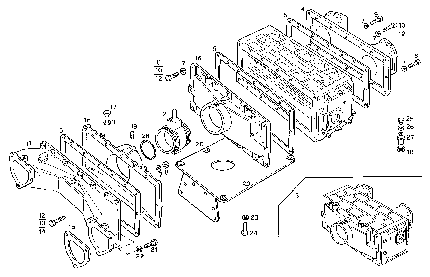 AIR - WATER HEAT EXCHANGER - 8291SRG75.10 8291SRG75 parts diagram