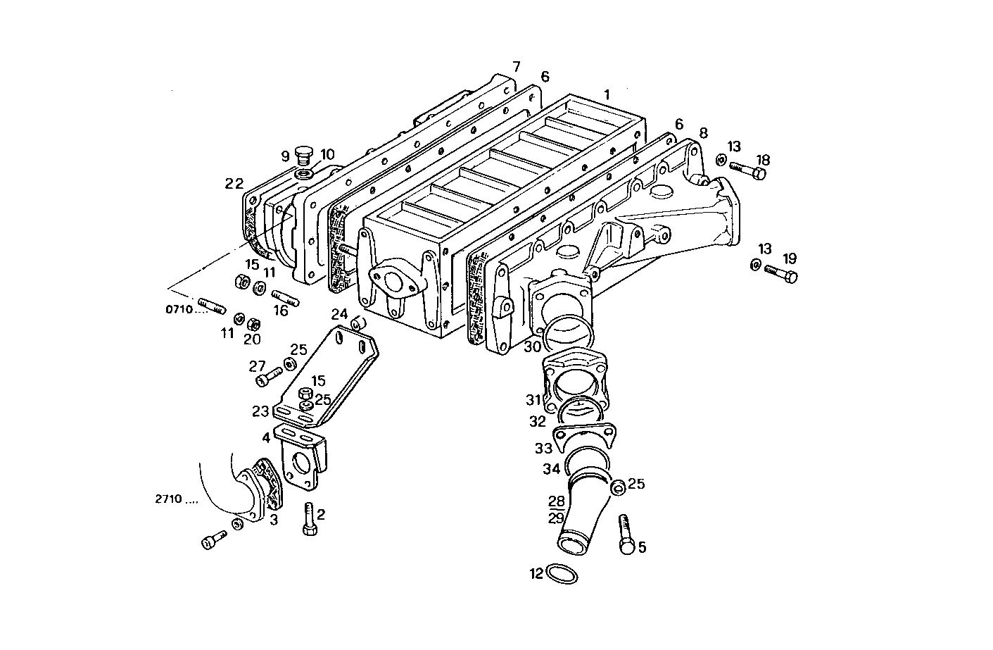 AIR - WATER HEAT EXCHANGER - 8281SM32.10 8281SM32 parts diagram
