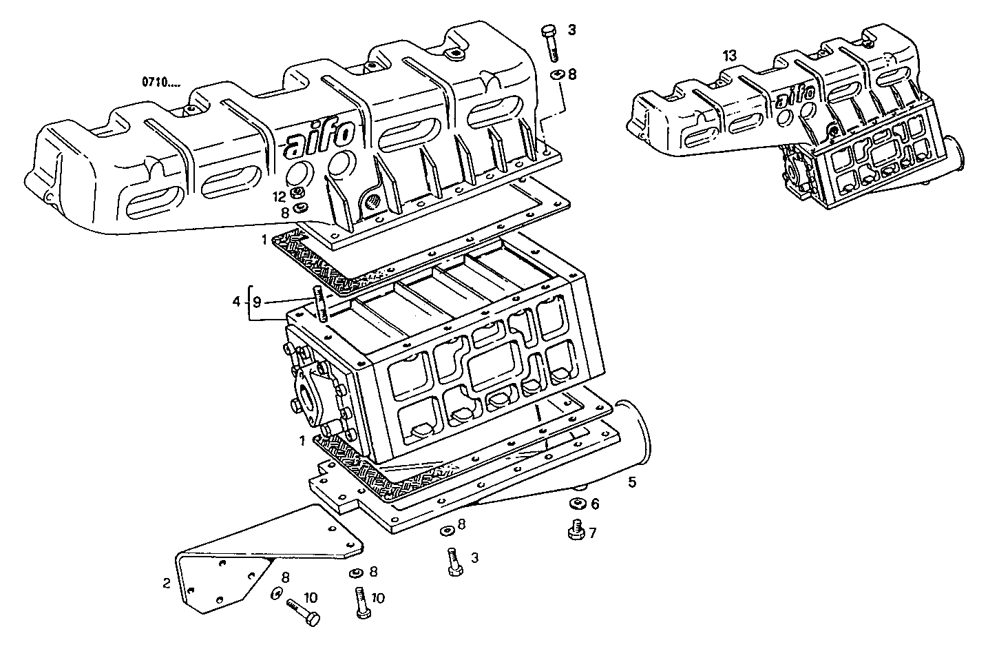 AIR - WATER HEAT EXCHANGER - 8210SM26.12 8210SM26 parts diagram