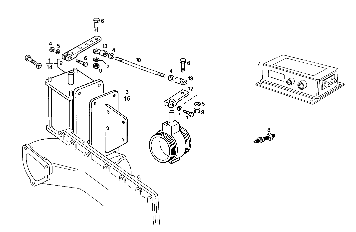 ELECTRONIC SPEED GOVERNOR - 8291SRG75.10A510 8291SRG75 parts diagram