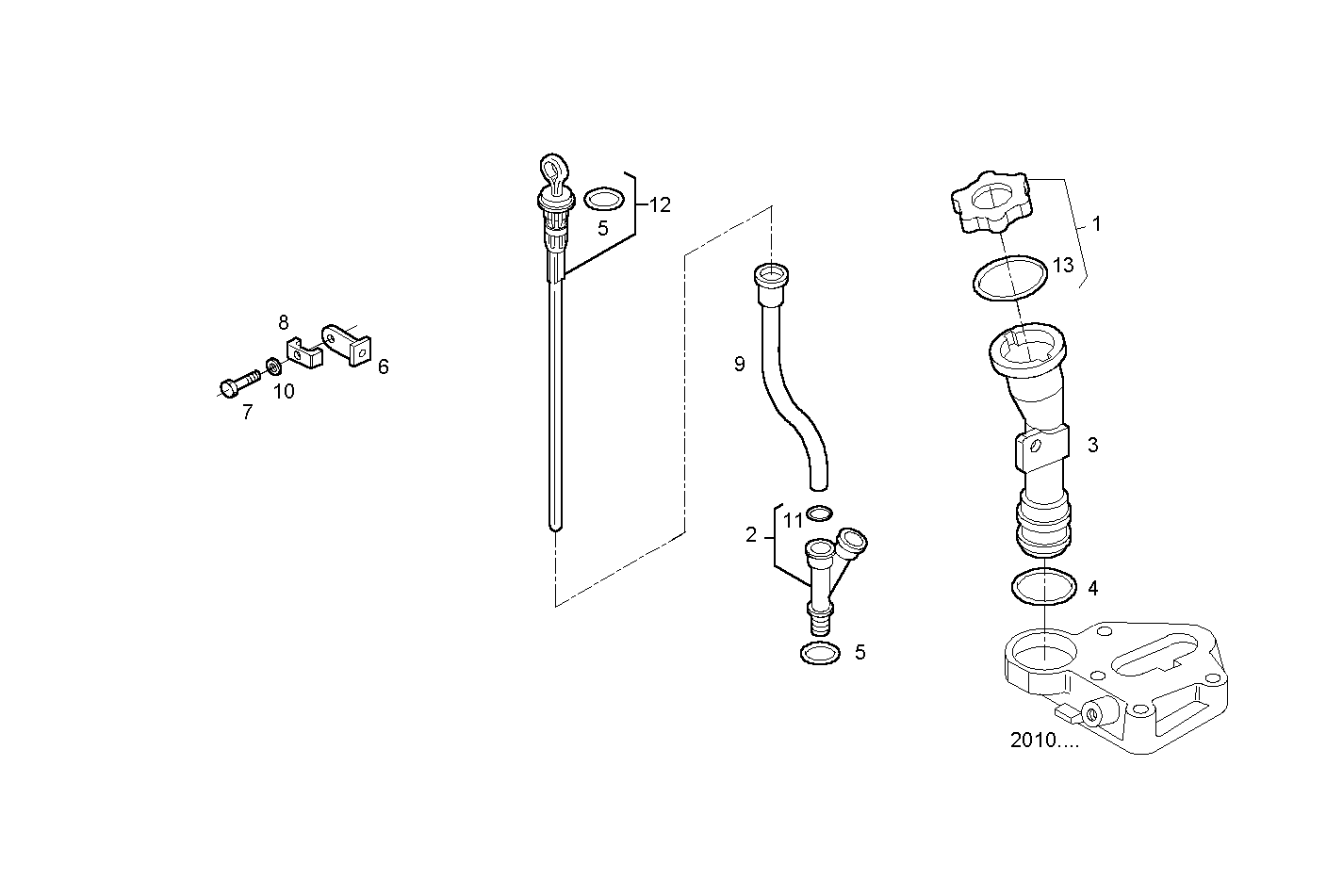 OIL DIPSTICK - 8140.43.3941 8140.43 parts diagram