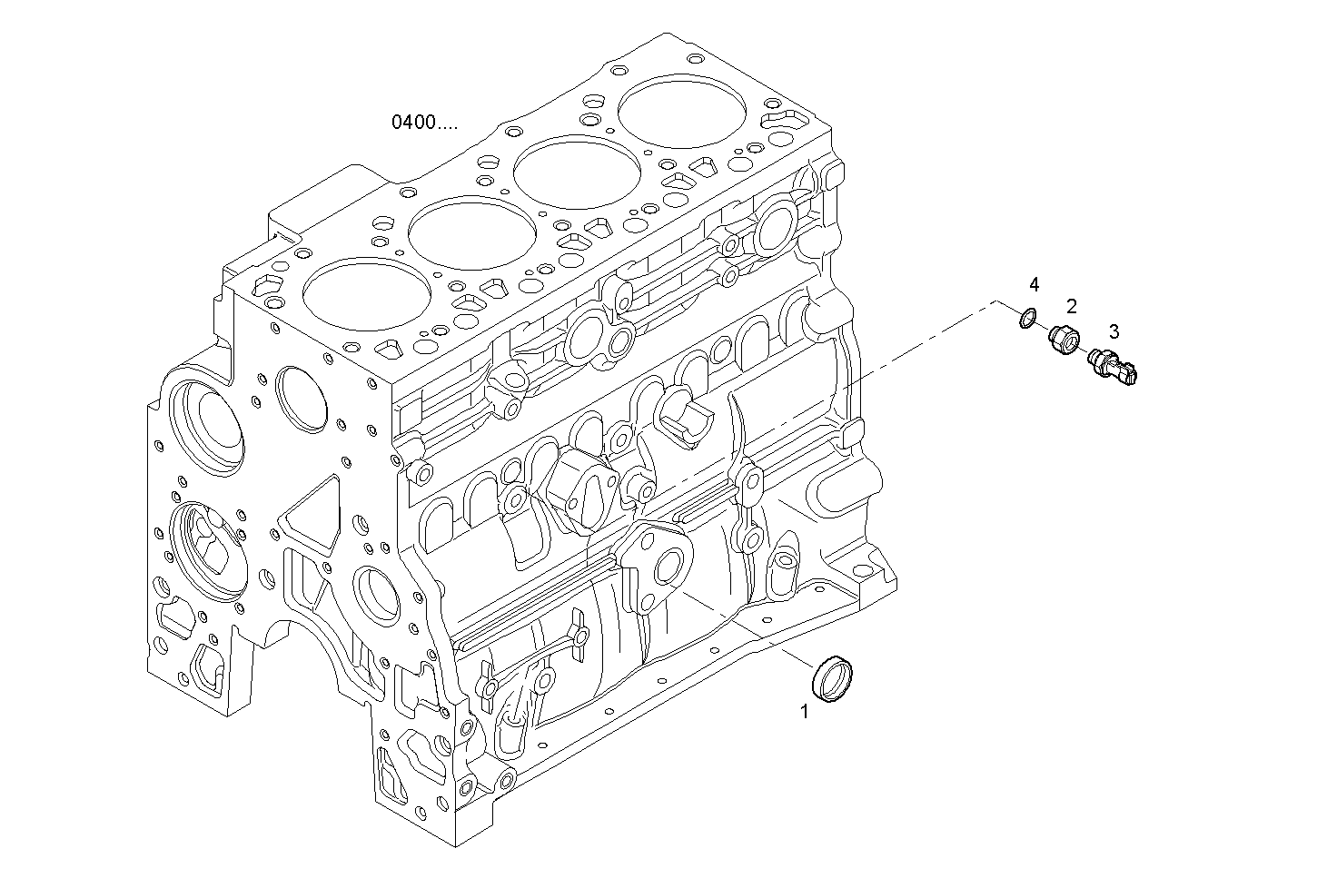 OIL DIPSTICK - N67MNTD20.00A007 NEF 6 mechanic. parts diagram