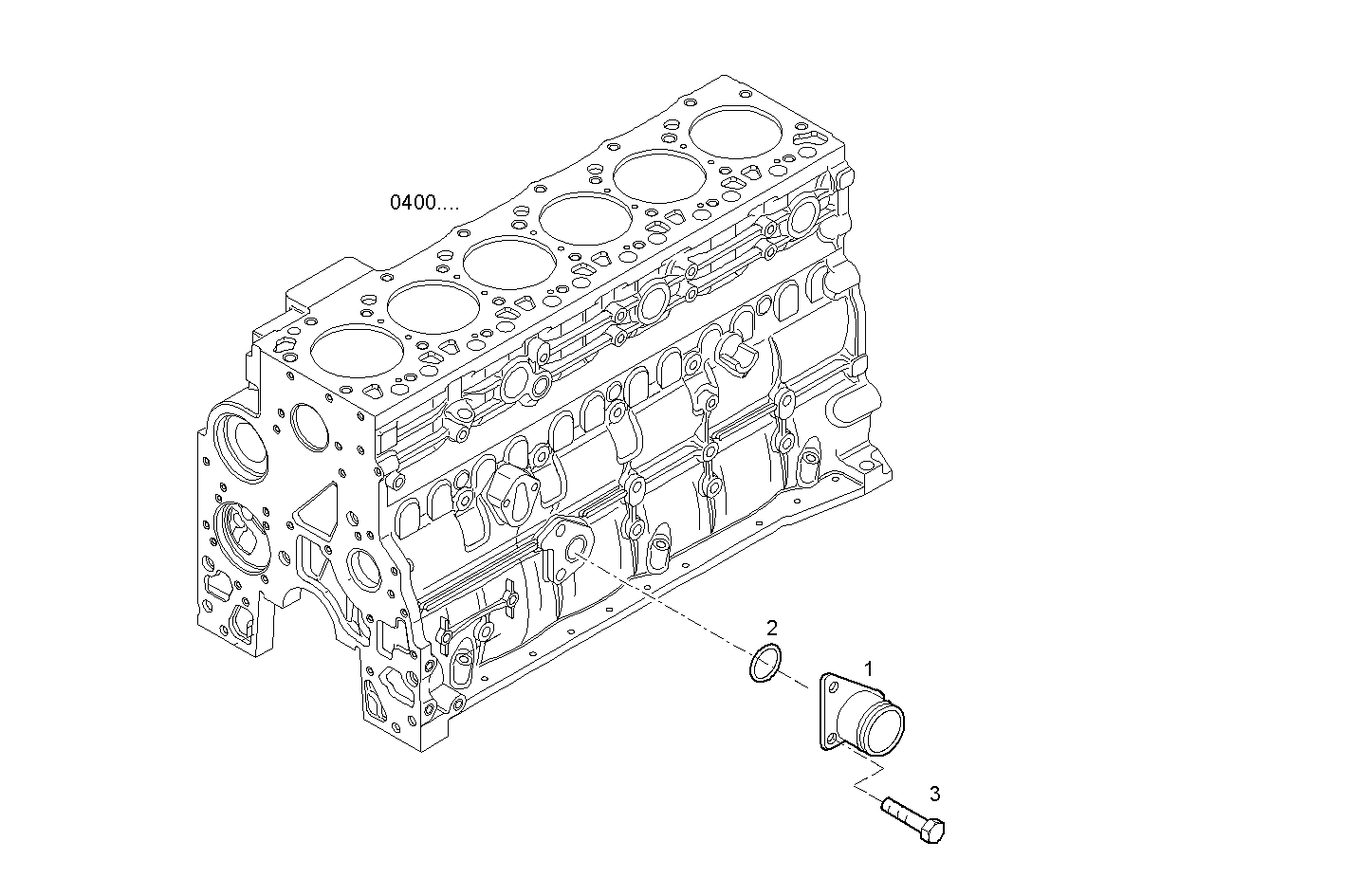 OIL DIPSTICK - F4GE0684C*D608 NEF 6 mechanic. - TIER 2 parts diagram