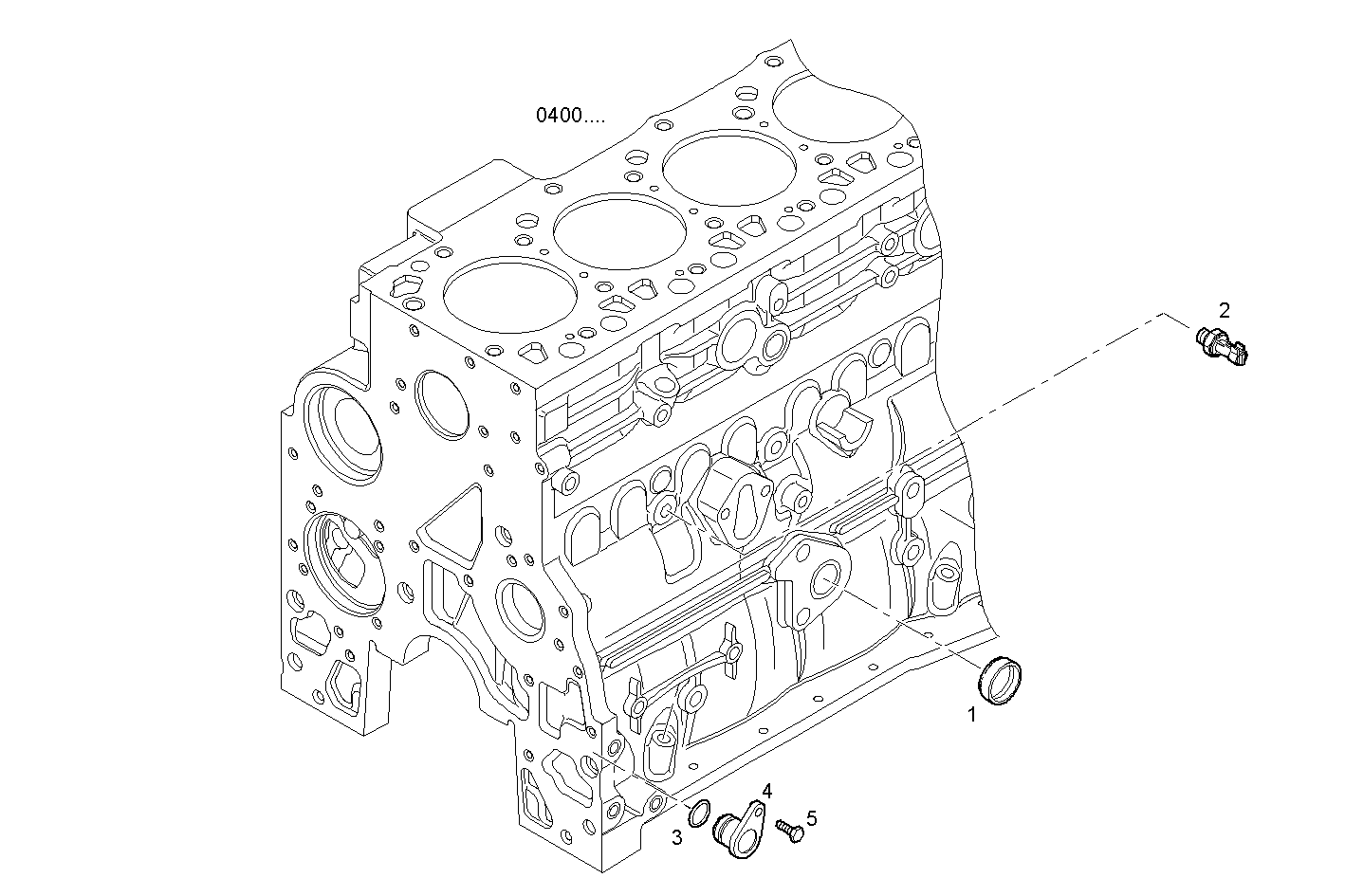 OIL DIPSTICK - F4GE0604A*D602 NEF 6 mechanic. - TIER 2 parts diagram