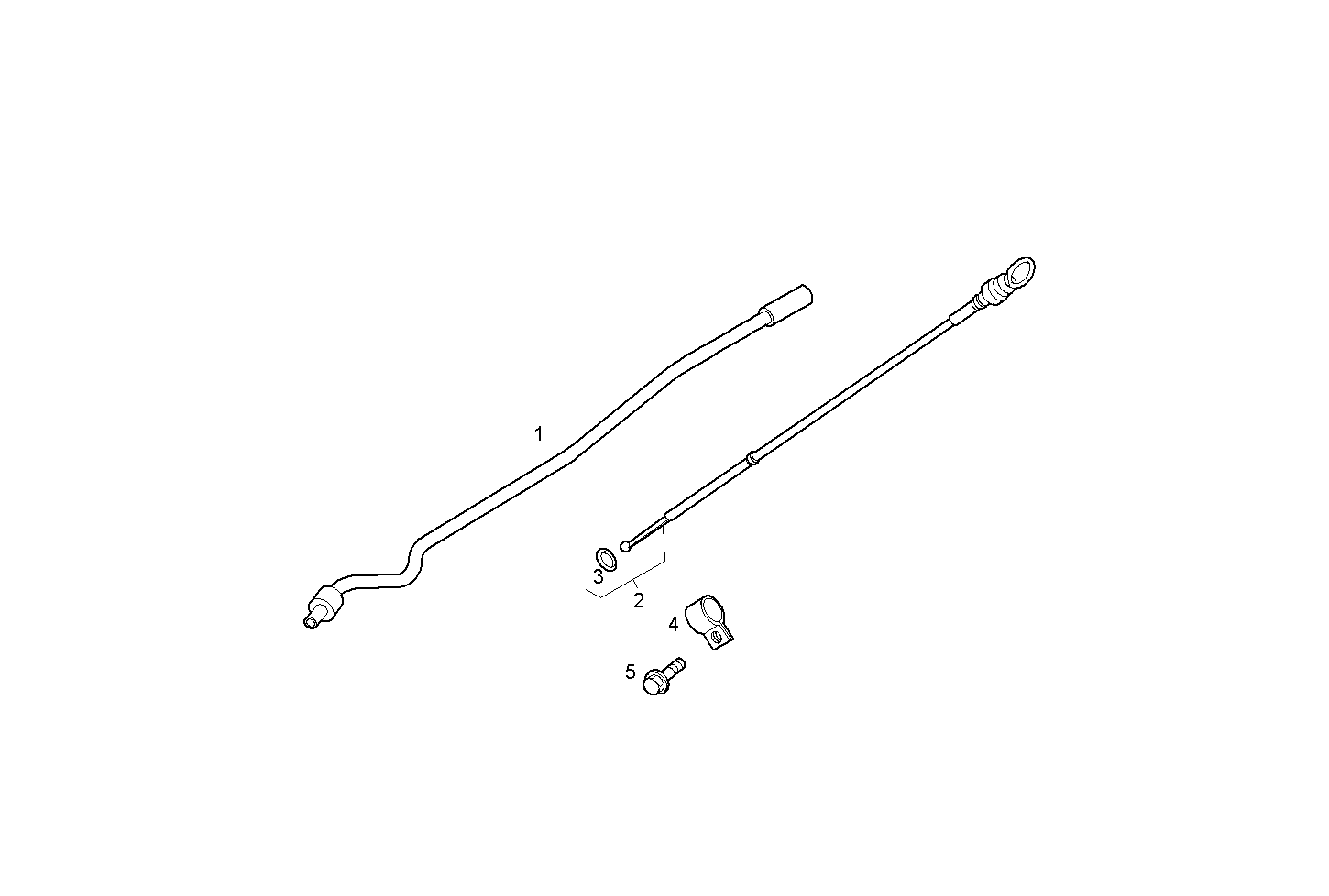 OIL DIPSTICK - N45MNSE00.00A002 NEF 4 mechanic. - TIER 2 parts diagram