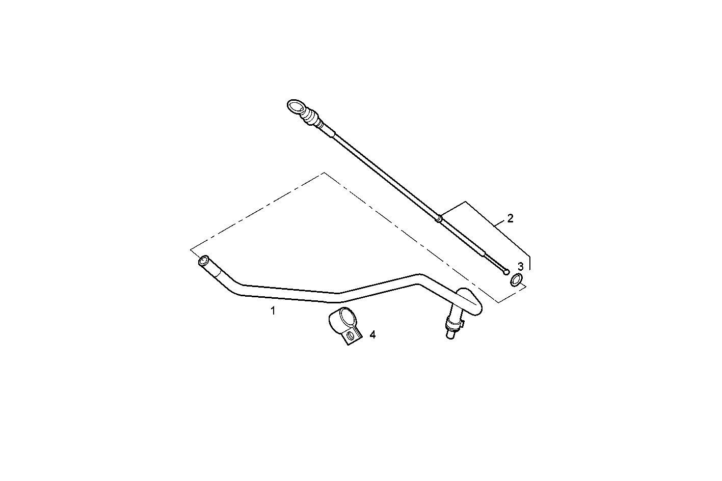 OIL DIPSTICK - N67MNTE20.00A001 NEF 6 mechanic. - TIER 2 parts diagram