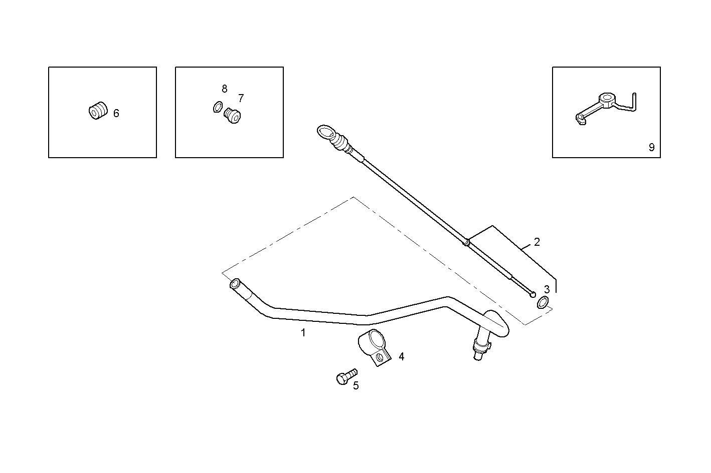 OIL DIPSTICK - N67MNTD20.00A005 NEF 6 mechanic. - TIER 2 parts diagram