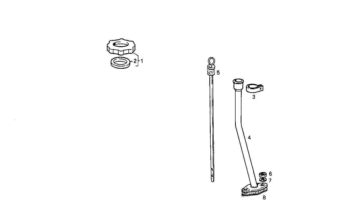 OIL DIPSTICK - 8061M14.40 8061M14 parts diagram