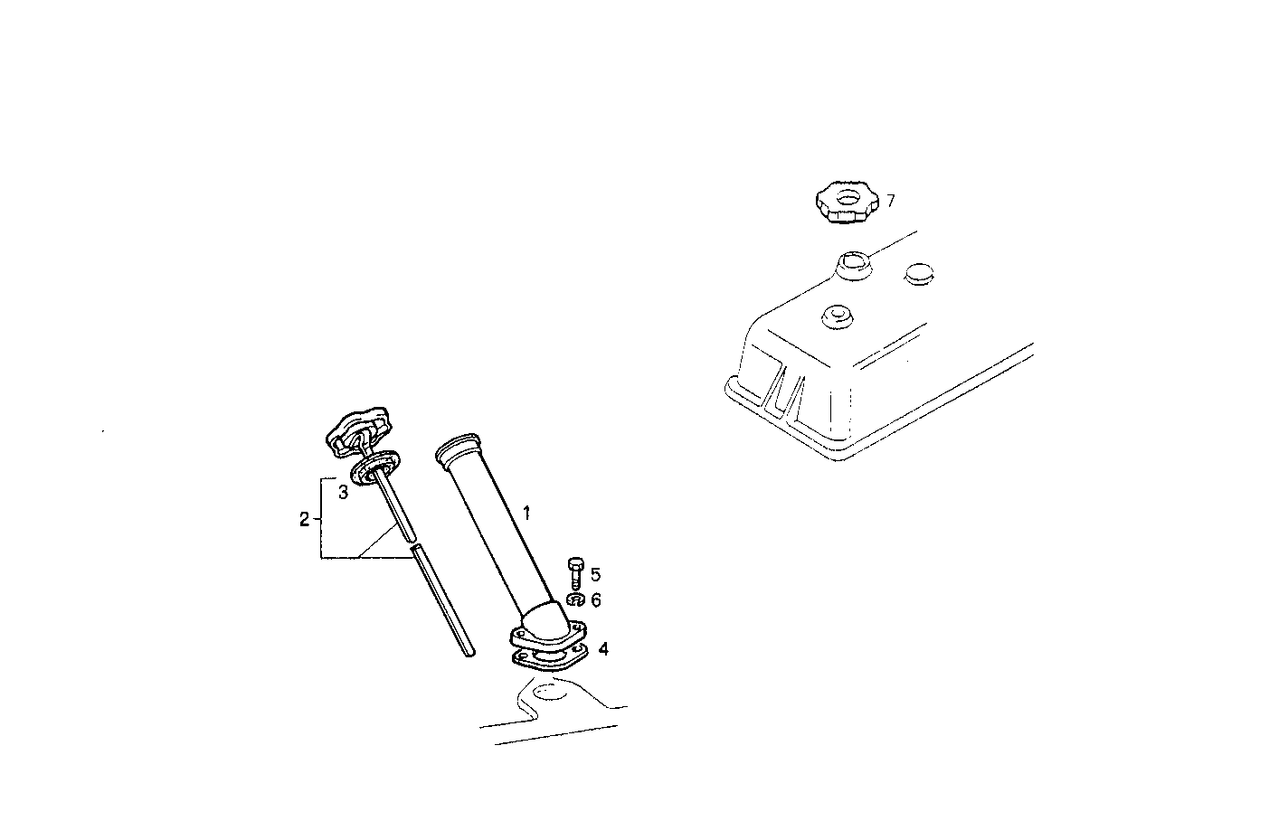 SHORT OIL DIPSTICK RIGHT SIDE - 8361SI10.00A801 8361SI10 parts diagram