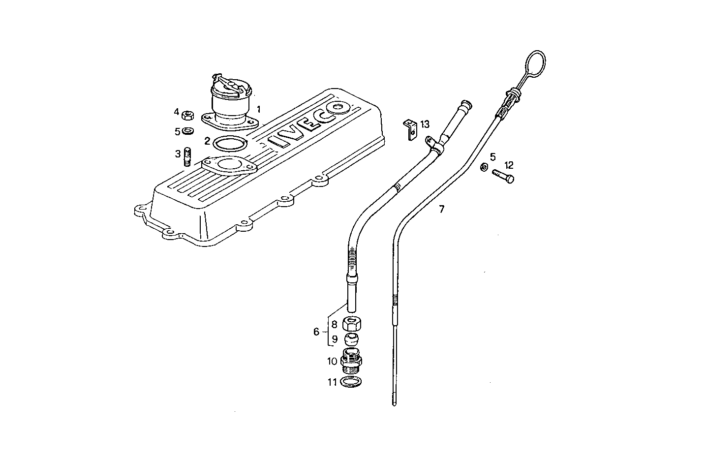 OIL DIPSTICK - 8460SRi10.00A016 8460SRi10 parts diagram