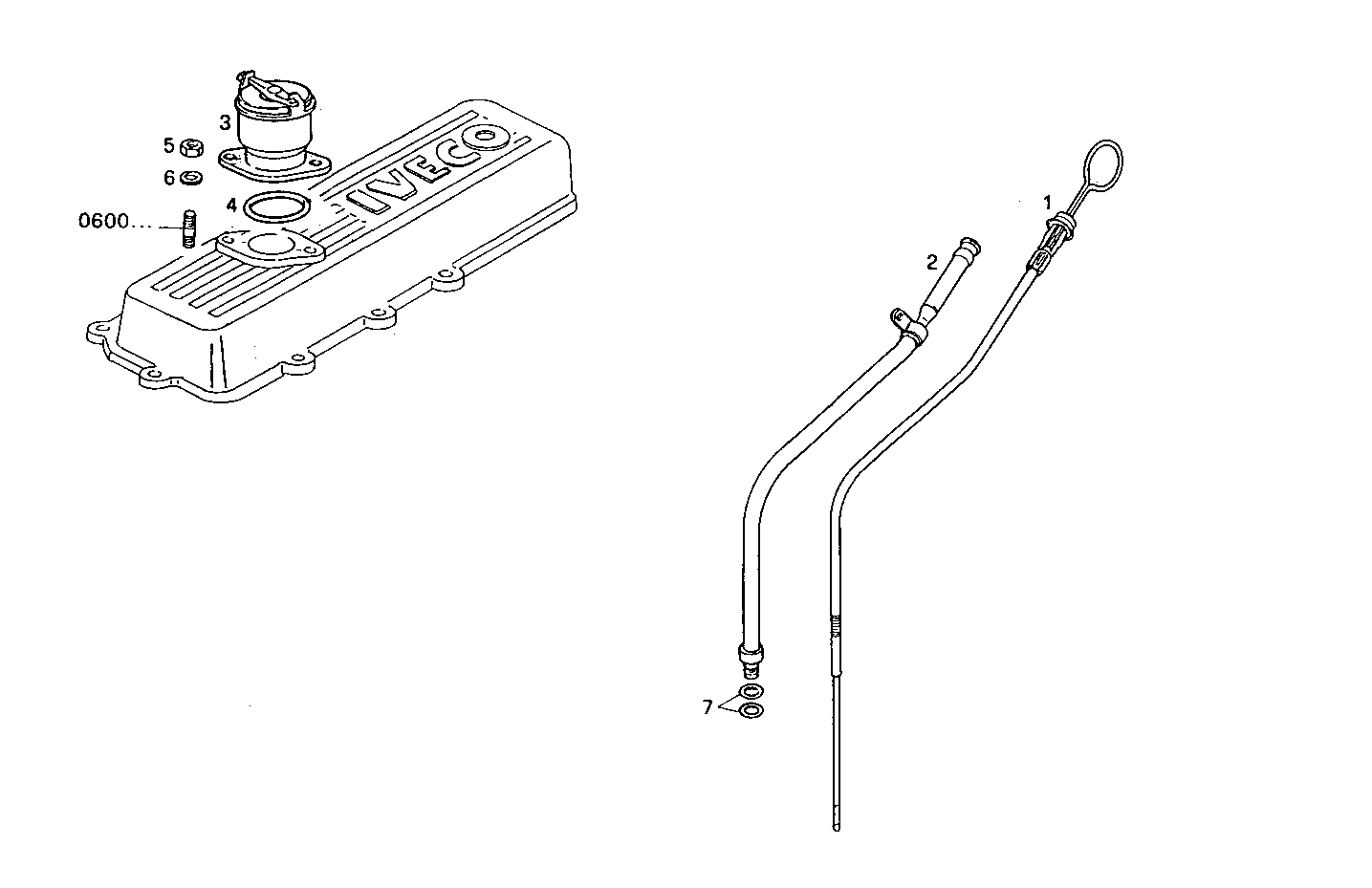 OIL DIPSTICK - 8210SM27.10 8210SM27 parts diagram