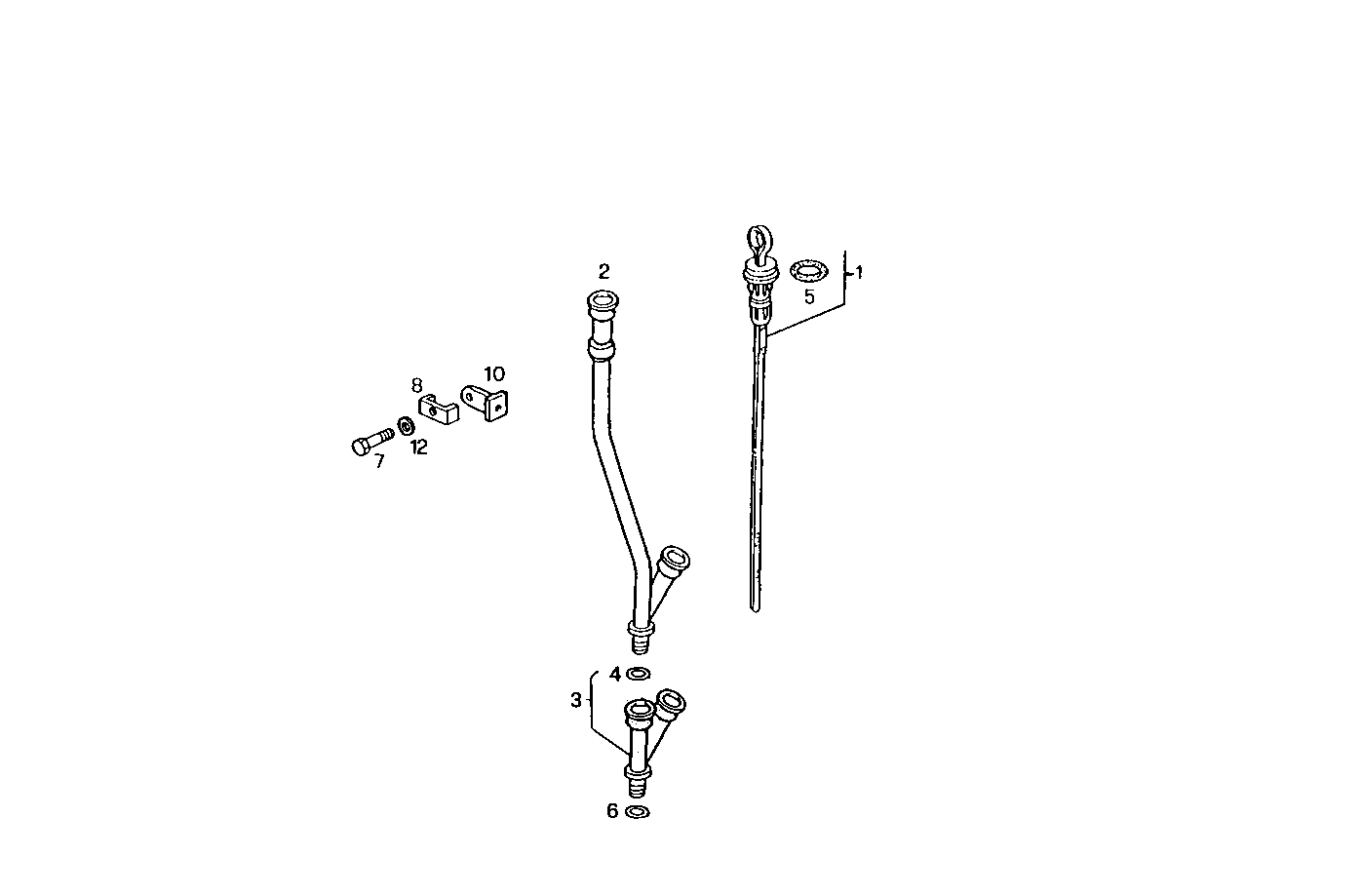 OIL DIPSTICK - 8141E00.00 8141E00 parts diagram